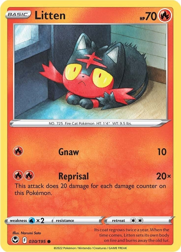 Image for Litten (030/195) (SWSH12) - Pokemon