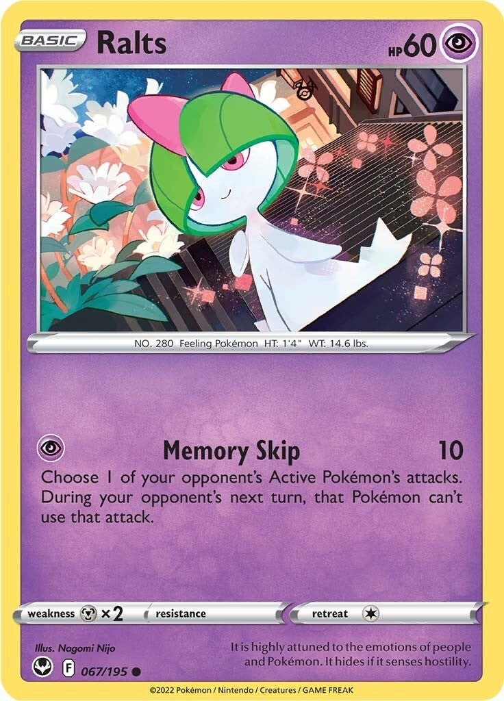 Image for Ralts (067/195) (SWSH12) - Pokemon