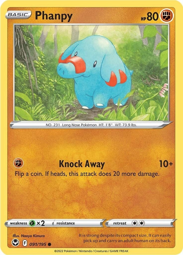 Image for Phanpy (091/195) (SWSH12) - Pokemon