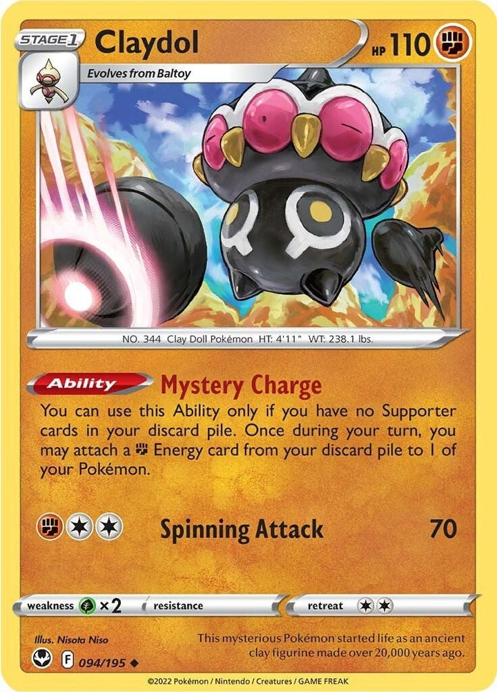 Image for Claydol (094/195) (SWSH12) - Pokemon