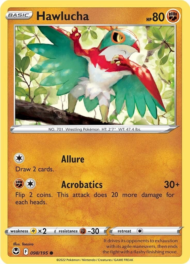 Image for Hawlucha (098/195) (SWSH12) - Pokemon