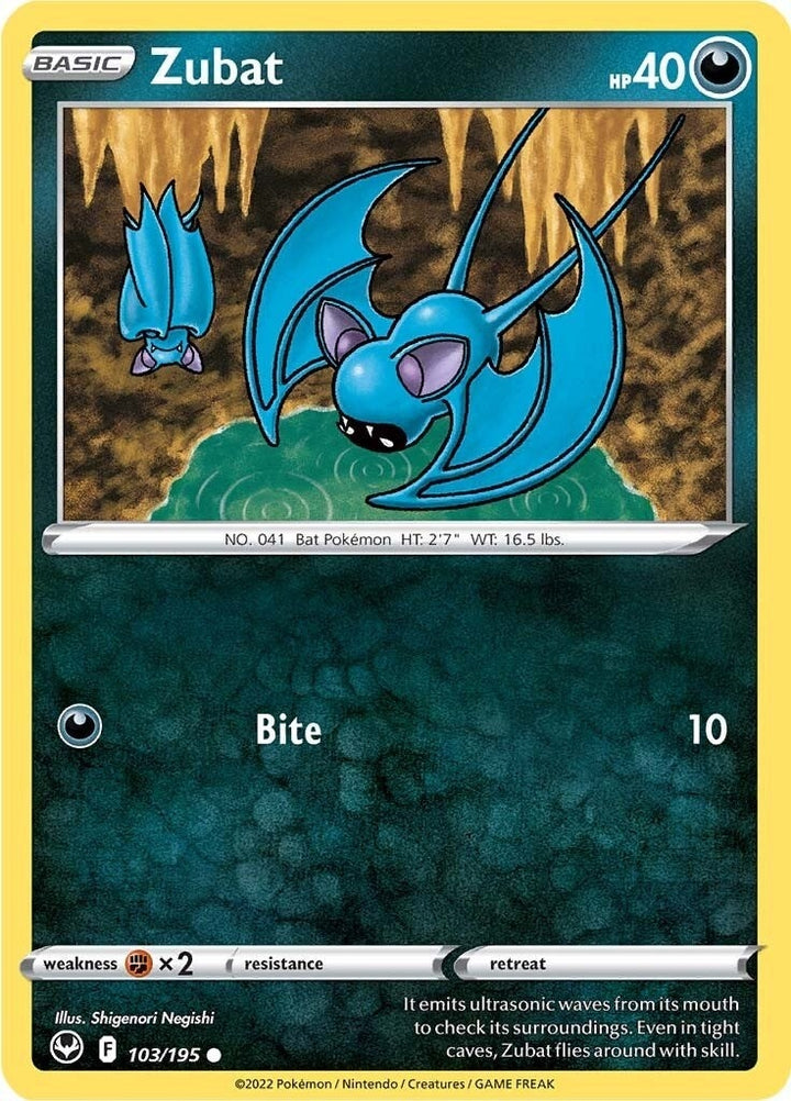 Image for Zubat (103/195) (SWSH12) - Pokemon