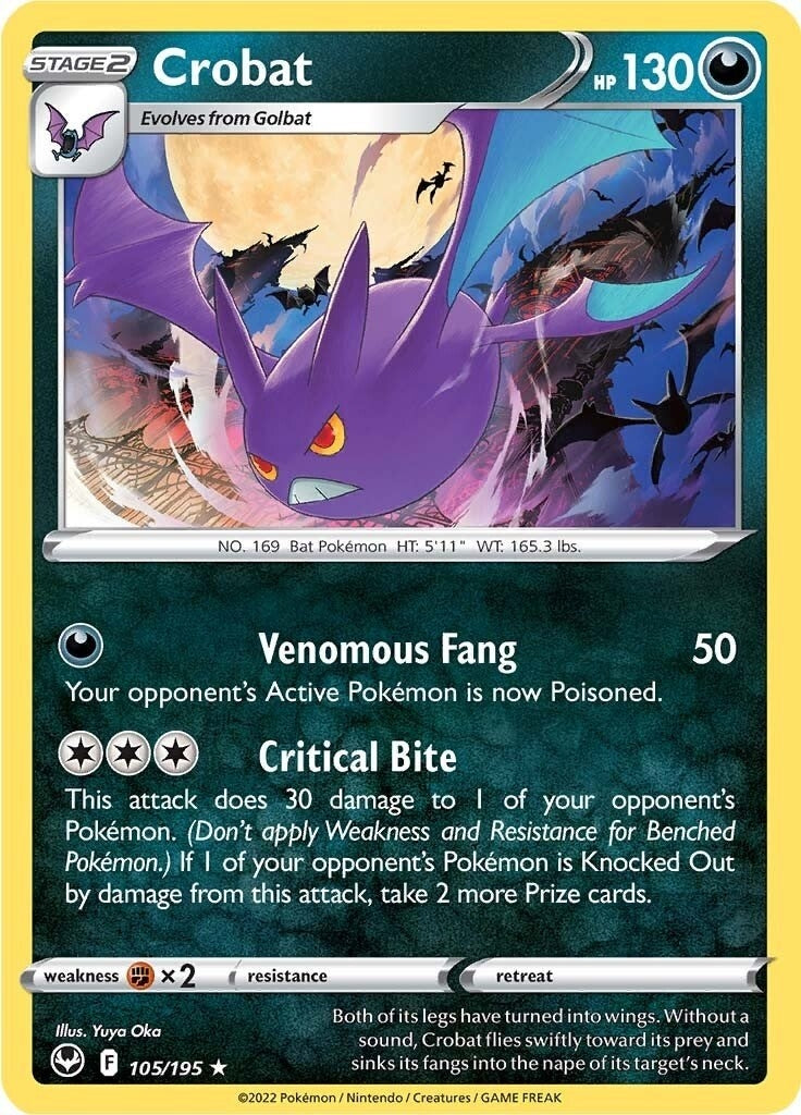 Image for Crobat (105/195) (SWSH12) - Pokemon