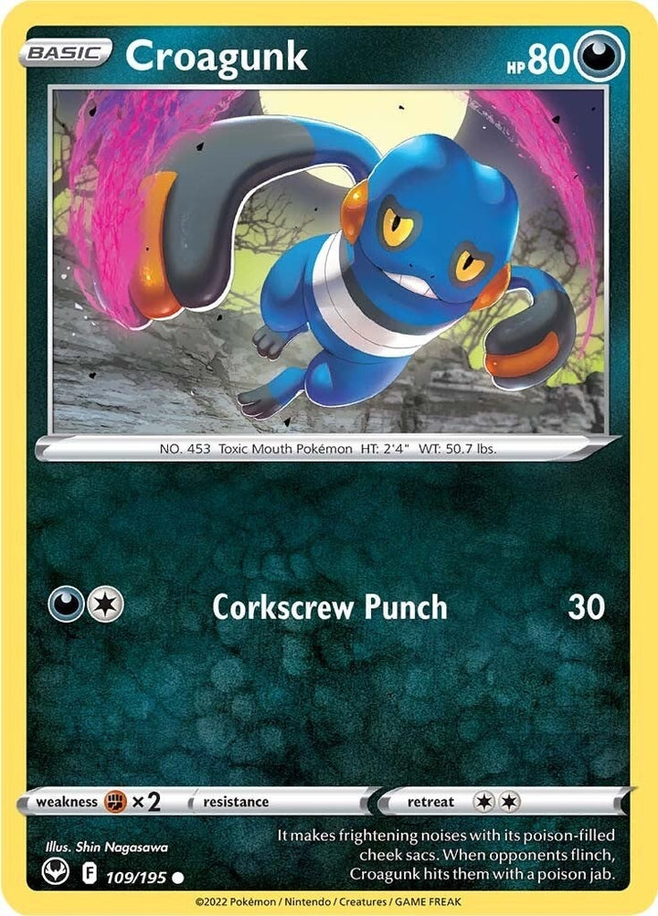 Image for Croagunk (109/195) (SWSH12) - Pokemon