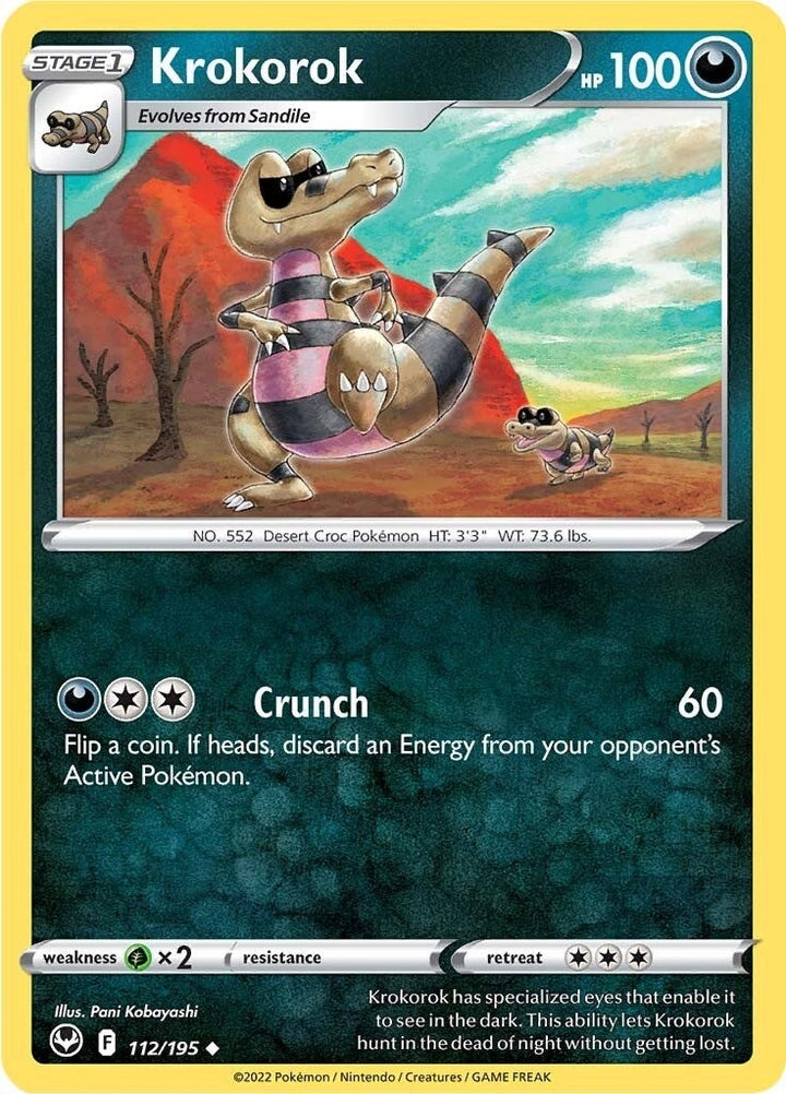 Image for Krokorok (112/195) (SWSH12) - Pokemon