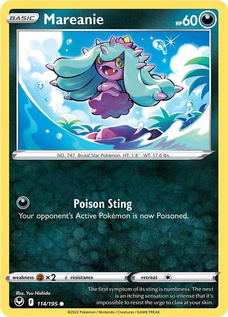 Image for Mareanie (114/195) (SWSH12) - Pokemon