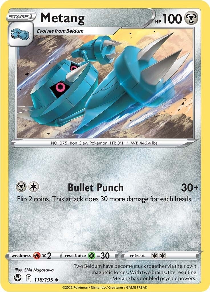 Image for Metang (118/195) (SWSH12) - Pokemon