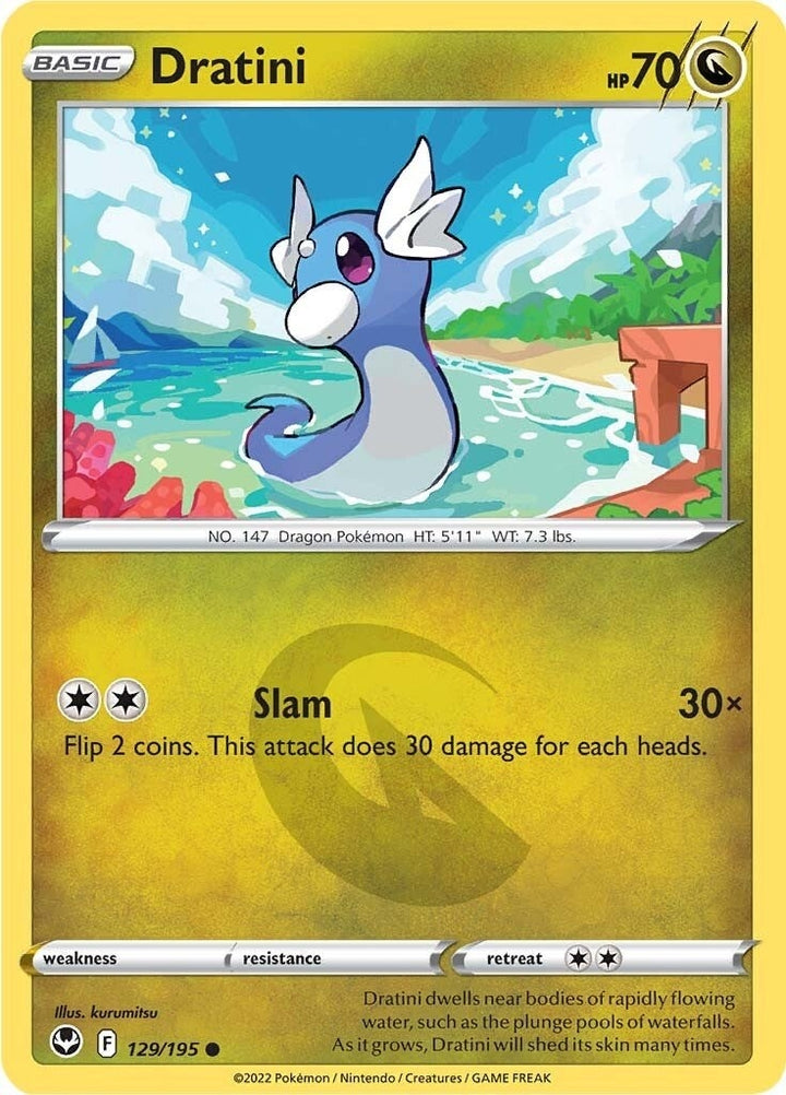 Image for Dratini (129/195) (SWSH12) - Pokemon