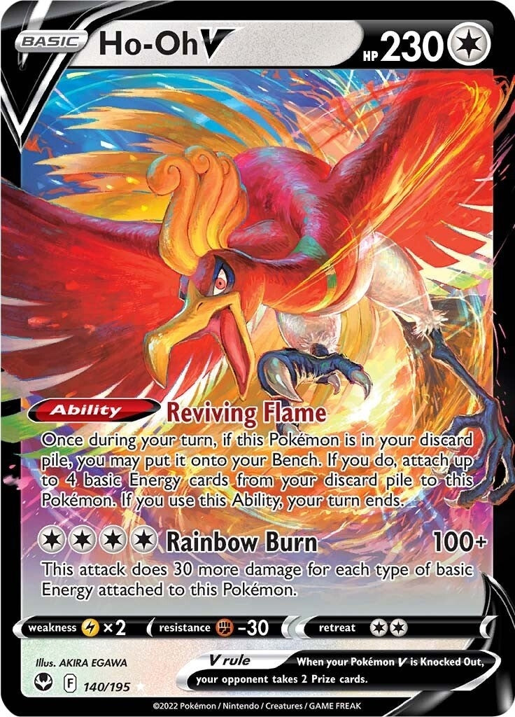 Image for Ho-Oh V (140/195) (SWSH12) - Pokemon