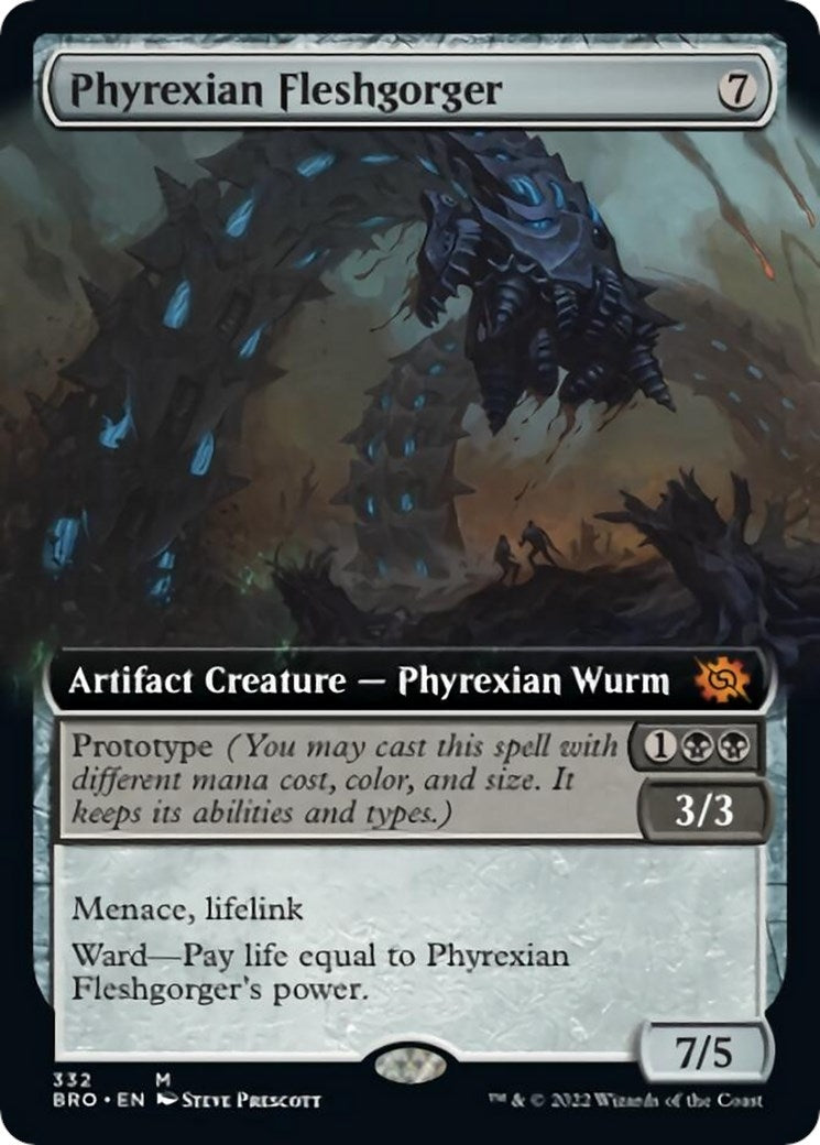 Image for Phyrexian Fleshgorger (Extended Art) (332) - Magic: The Gathering