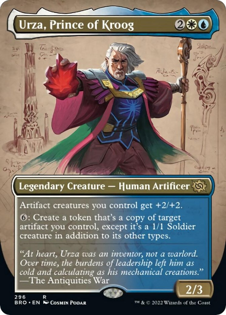 Image for Urza, Prince of Kroog (Borderless) (296) - Magic: The Gathering