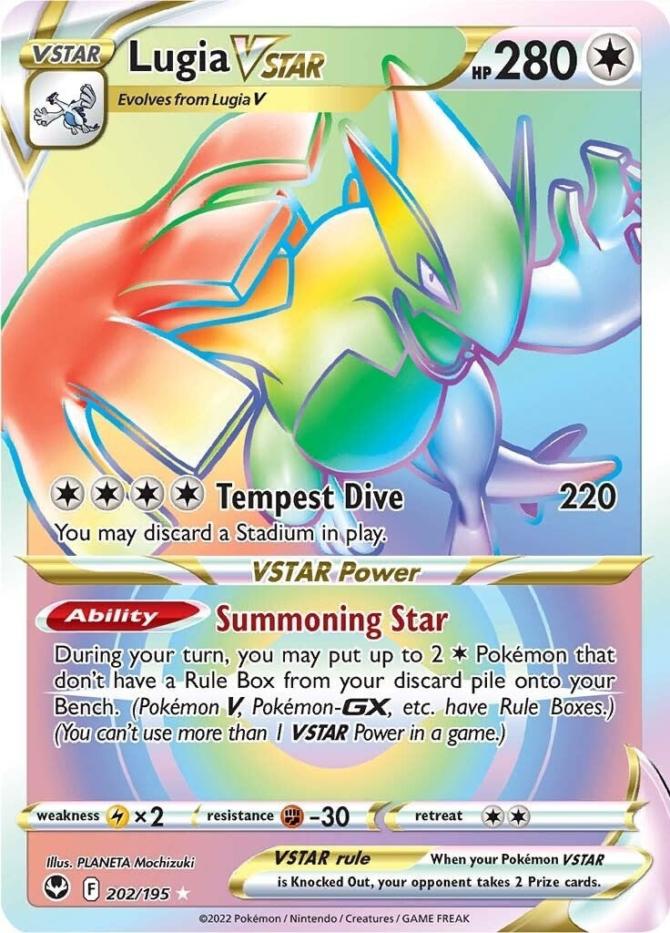 Image for Lugia VSTAR (Secret) (202) (202/195) (SWSH12) - Pokemon