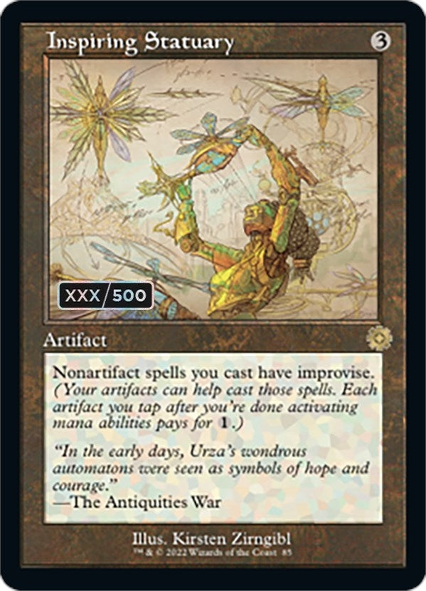 Image for Inspiring Statuary (Schematic) (Serial Numbered) (85) - Magic: The Gathering