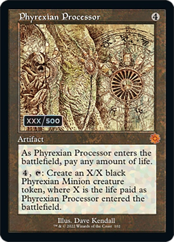 Image for Phyrexian Processor (Schematic) (Serial Numbered) (102) - Magic: The Gathering