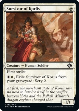 Image for Survivor of Korlis (28) (BRO) - Magic: The Gathering