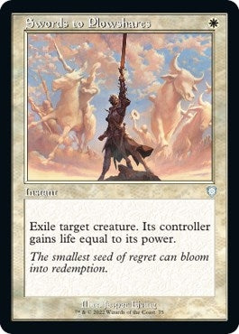 Image for Swords to Plowshares (Retro Frame) (75) - Magic: The Gathering