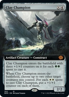 Image for Clay Champion (Extended Art) (362) - Magic: The Gathering
