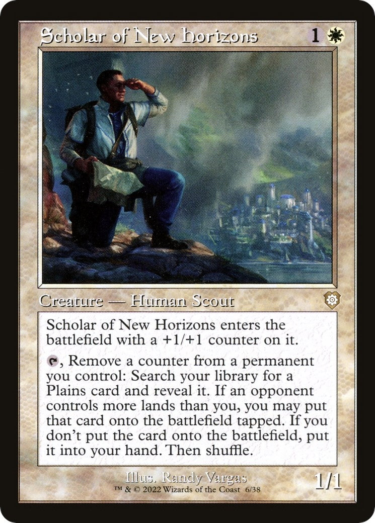 Image for Scholar of New Horizons (Retro Frame) (6) - Magic: The Gathering