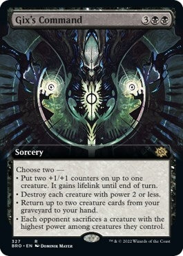 Image for Gix's Command (Extended Art) (327) - Magic: The Gathering