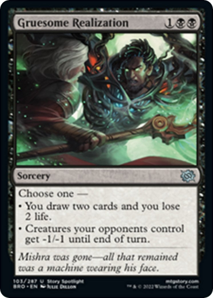 Image for Gruesome Realization (103) (BRO) - Magic: The Gathering