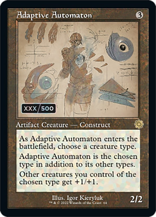 Image for Adaptive Automaton (Schematic) (Serial Numbered) (64) (BRR) - Magic: The Gathering