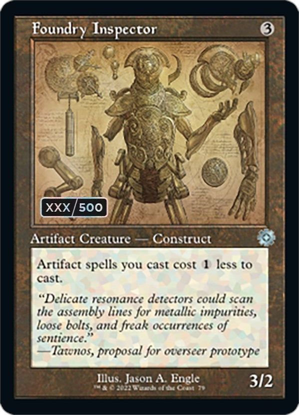 Image for Foundry Inspector (Schematic) (Serial Numbered) (79) - Magic: The Gathering