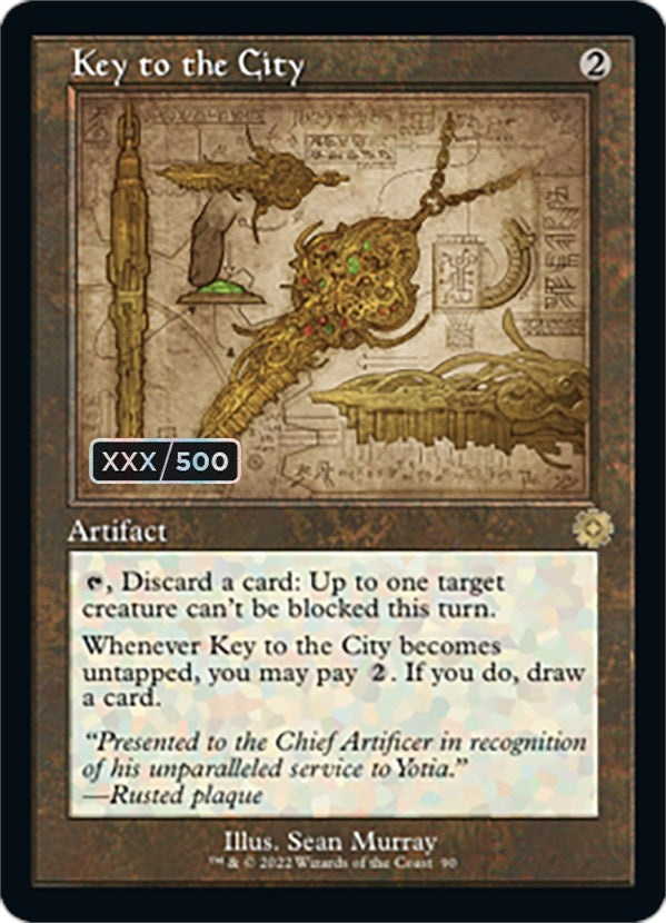 Image for Key to the City (Schematic) (Serial Numbered) (90) - Magic: The Gathering