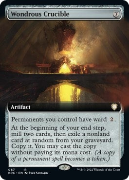Image for Wondrous Crucible (Extended Art) (67) - Magic: The Gathering
