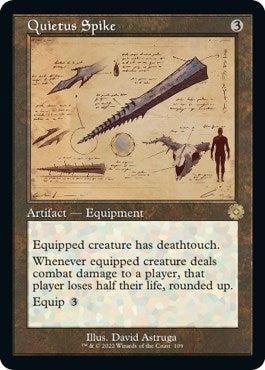 Image for Quietus Spike (Schematic) (109) - Magic: The Gathering