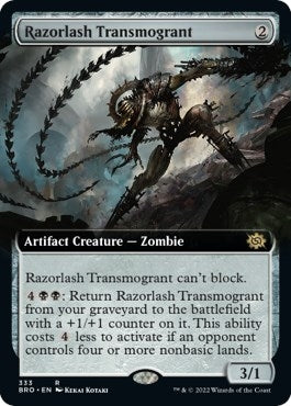 Image for Razorlash Transmogrant (Extended Art) (333) - Magic: The Gathering