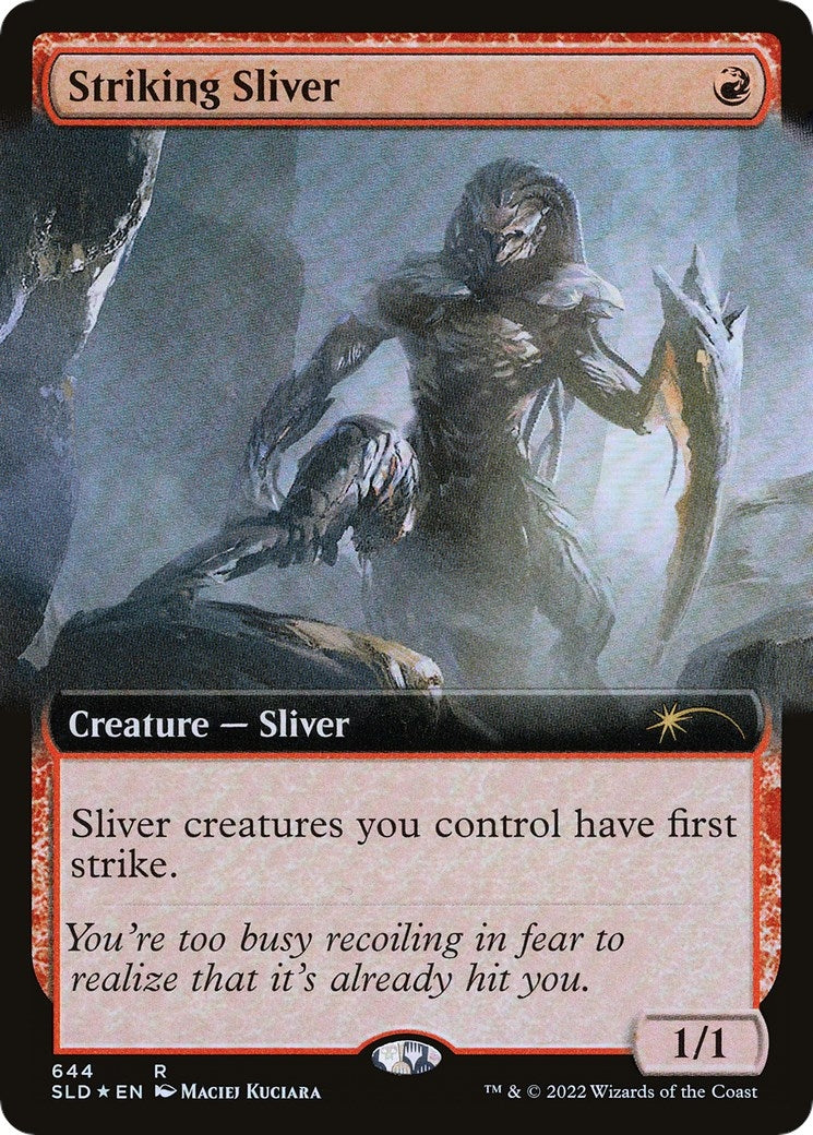 Image for Striking Sliver (Extended Art) (644) - Magic: The Gathering