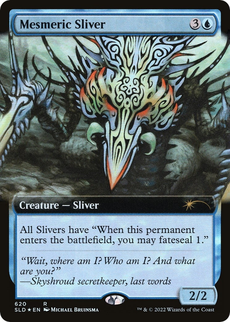 Image for Mesmeric Sliver (Extended Art) (620) - Magic: The Gathering