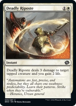 Image for Deadly Riposte (5) - Magic: The Gathering