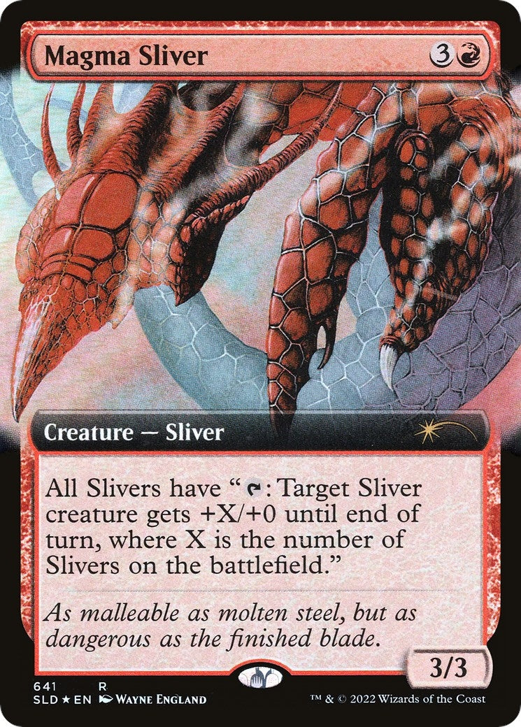 Image for Magma Sliver (Extended Art) (641) - Magic: The Gathering