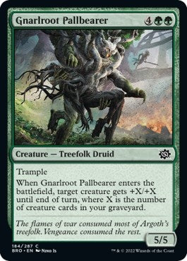 Image for Gnarlroot Pallbearer (184) - Magic: The Gathering