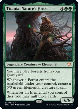 Image for Titania, Nature's Force (25) - Magic: The Gathering