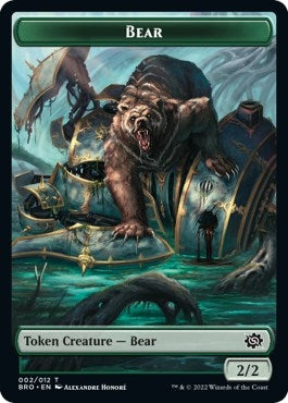 Image for Bear Token (2) - Magic: The Gathering