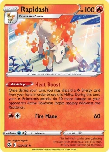 Image for Rapidash (022/195) (PR) - Pokemon