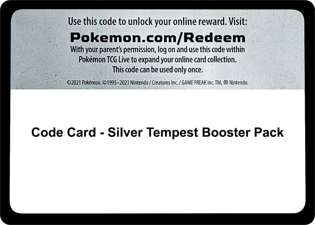 Image for Code Card - Silver Tempest Booster Pack (SWSH12) - Pokemon