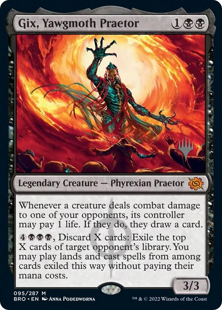 Image for Gix, Yawgmoth Praetor (95) (PPBRO) - Magic: The Gathering