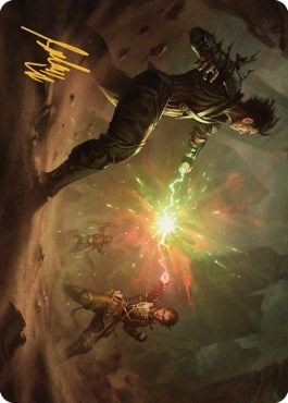 Image for Brotherhood's End Art Card (Gold-Stamped Signature) (19) (ASBRO) - Magic: The Gathering