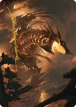 Image for The Fall of Kroog Art Card (Gold-Stamped Signature) (20) (ASBRO) - Magic: The Gathering