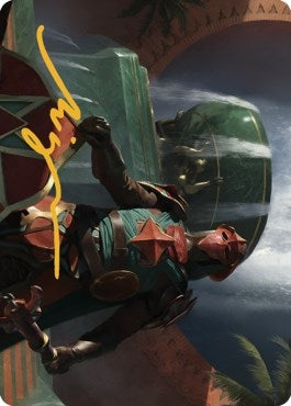 Image for Tomakul Honor Guard Art Card (Gold-Stamped Signature) (28) - Magic: The Gathering