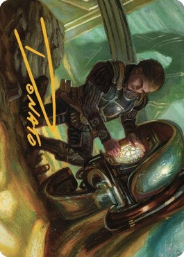 Image for Urza, Powerstone Prodigy Art Card (Gold-Stamped Signature) (35) (ASBRO) - Magic: The Gathering