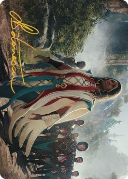 Image for Queen Kayla bin-Kroog Art Card (Gold-Stamped Signature) (39) (ASBRO) - Magic: The Gathering