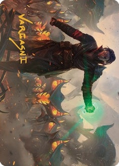 Image for Mishra, Eminent One Art Card (Gold-Stamped Signature) (54) (ASBRO) - Magic: The Gathering