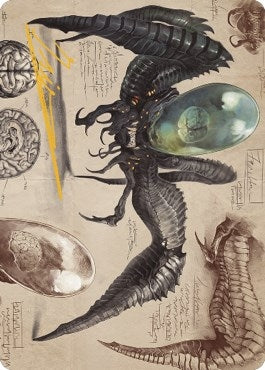 Image for Psychosis Crawler Art Card (Gold-Stamped Signature) (73) (ASBRO) - Magic: The Gathering