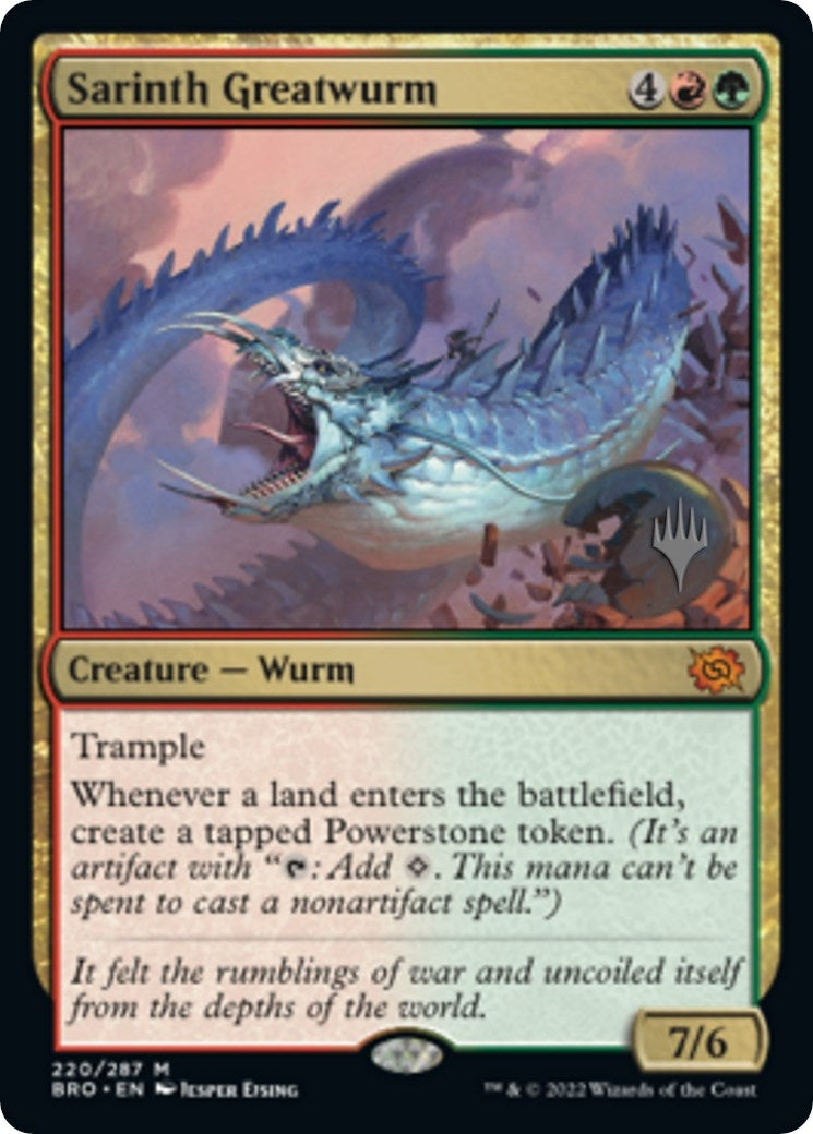 Image for Sarinth Greatwurm (220) - Magic: The Gathering