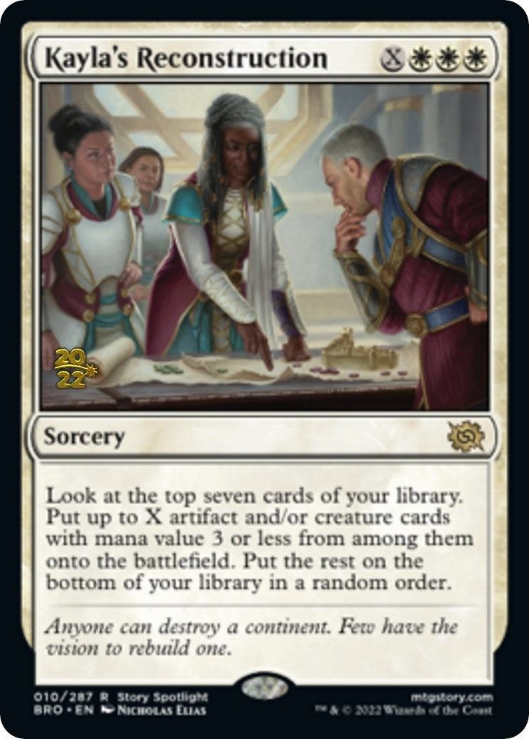 Image for Kayla's Reconstruction (10) - Magic: The Gathering