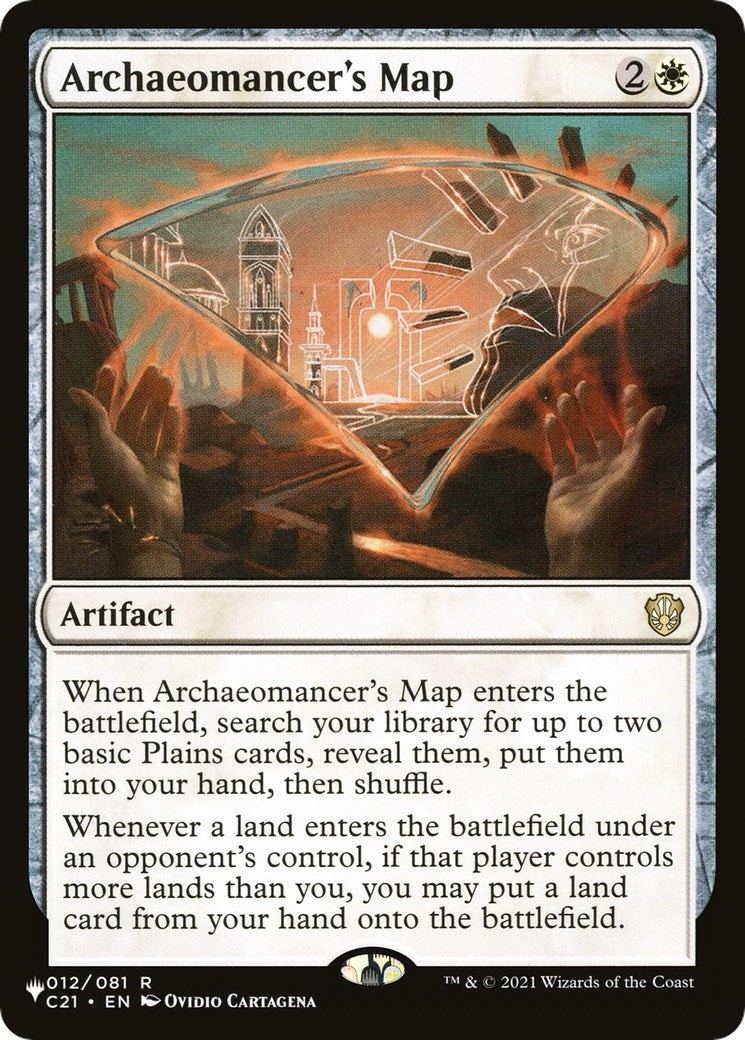Image for Archaeomancer's Map (012/081) (LIST) - Magic: The Gathering